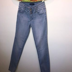 Blue Spice high waisted light wash jeans